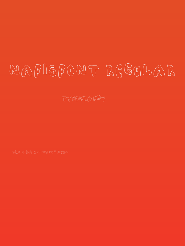 Nafisfont Regular Poster