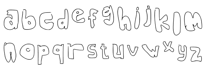 Nafisfont Regular Font LOWERCASE