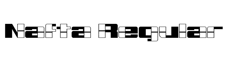 Nafta Regular  font caratteri gratis