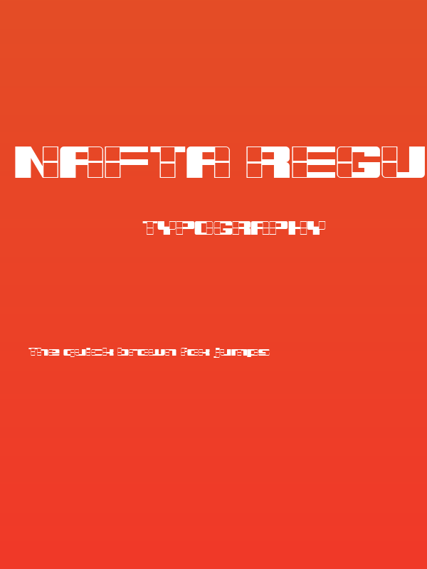 Nafta Regular Poster