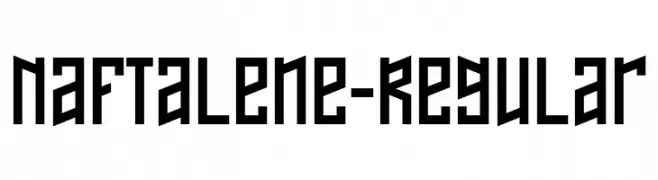 Naftalene-Regular  नि: शुल्क फ़ॉन्ट्स डाउनलोड