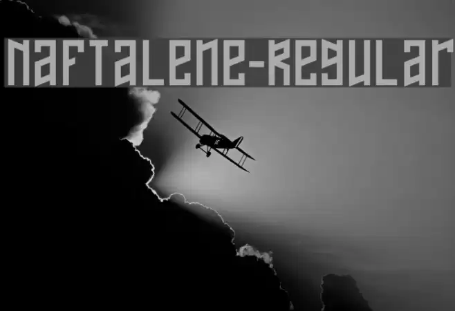 Naftalene-Regular Font examples