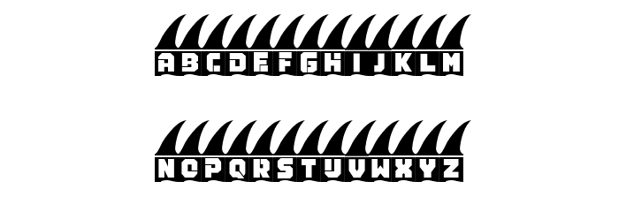 Naga Regular Font LOWERCASE