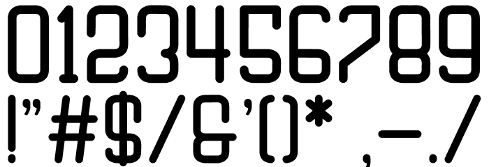 Nagaro Font OTHER CHARS