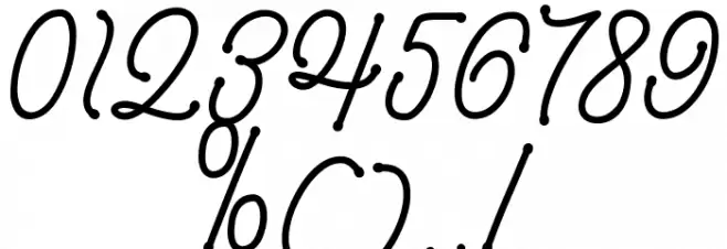 Nagata Script Font OTHER CHARS