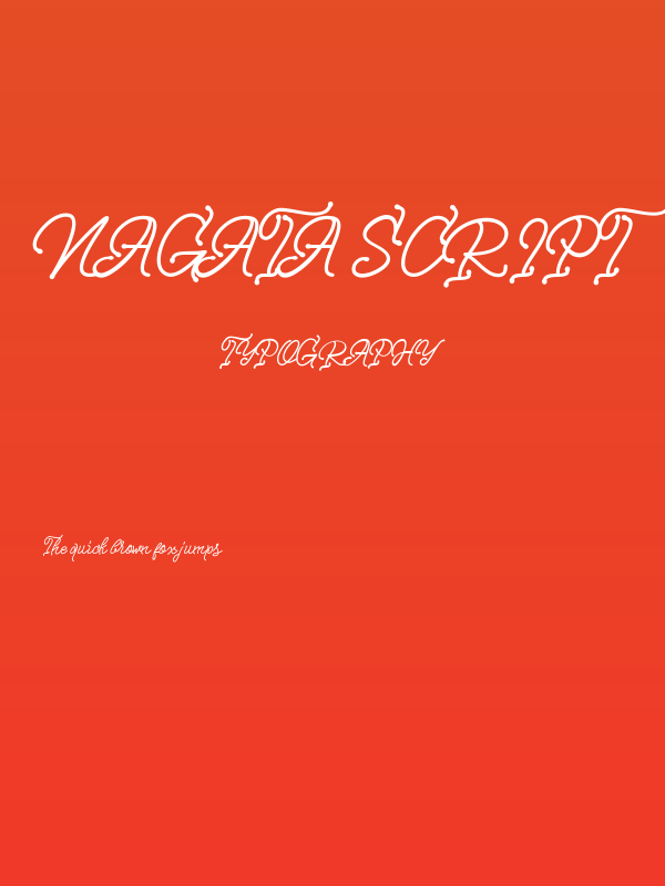 Nagata Script Poster