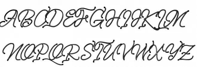 Nagata Schriftart Groß