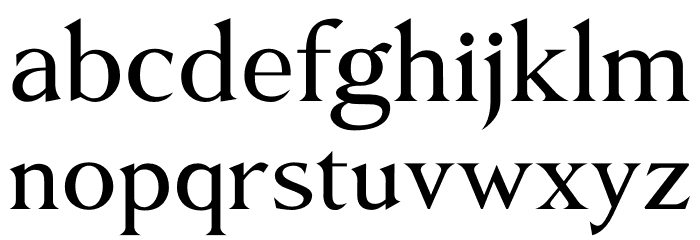Naghey Caratteri MINUSCOLO