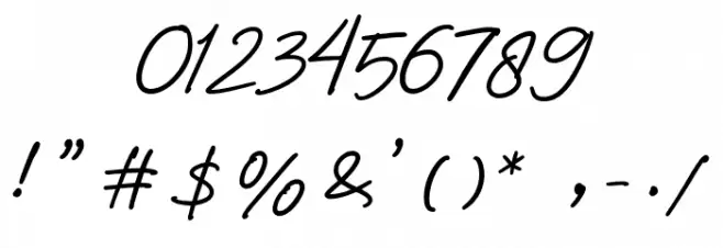 Nagietha-Regular Font OTHER CHARS