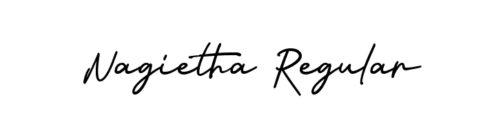 Nagietha Regular  Скачать бесплатные шрифты