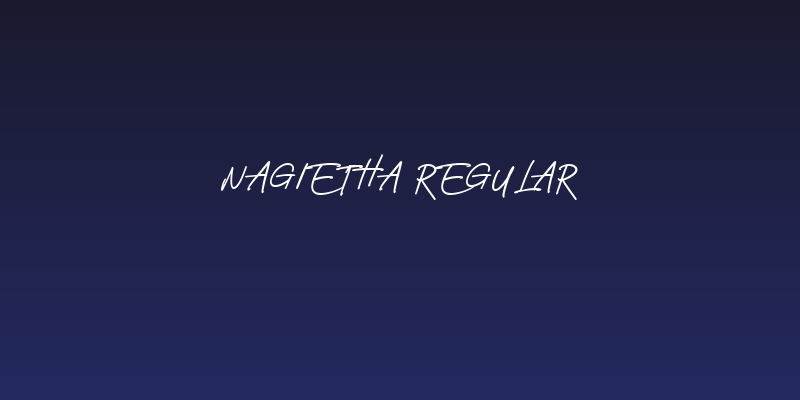 Nagietha Regular Social Header
