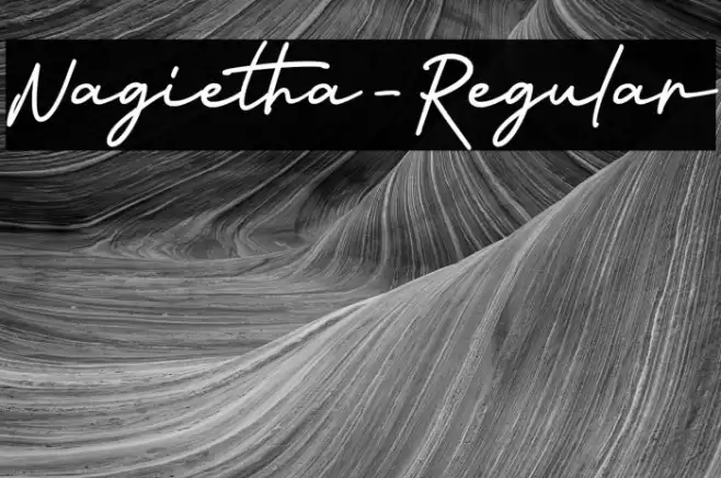 Nagietha-Regular Font examples