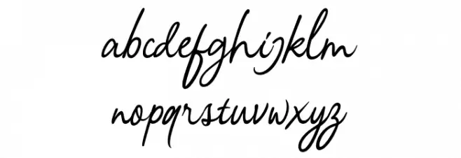 NaginthaDemo Schriftart Kleinbuchstaben