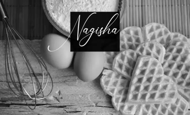 Nagisha Font examples