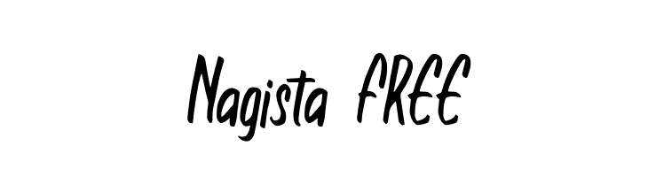 Nagista FREE  フリーフォントのダウンロード