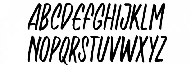Nagista FREE フォント 大文字