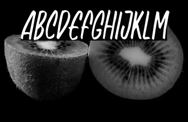 NagistaFREE 字体 examples