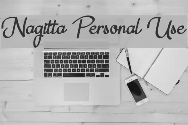 Nagitta Personal Use Font examples