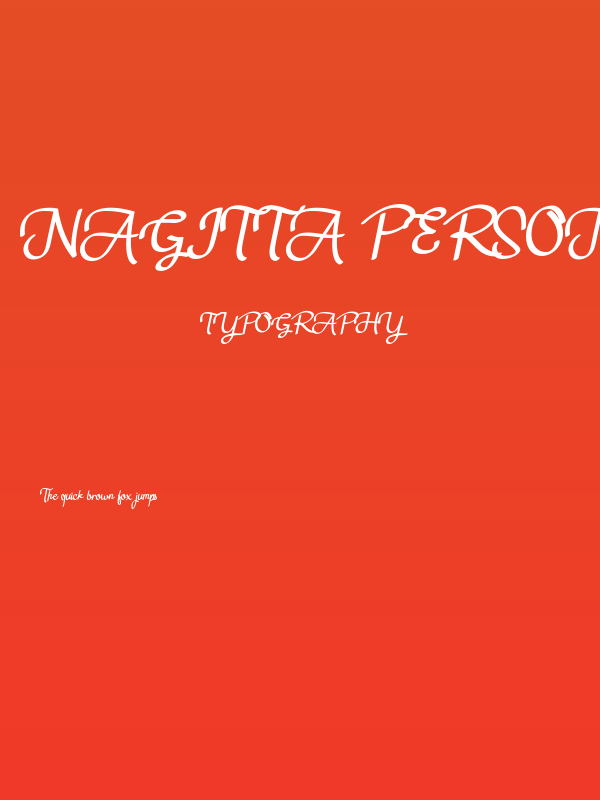 Nagitta Personal Use Poster