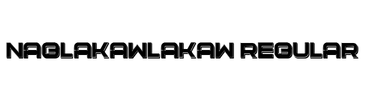 Naglakawlakaw Regular  Скачать бесплатные шрифты