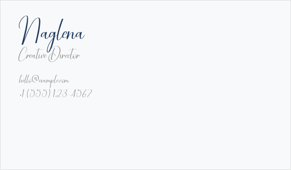 Naglena Business Card