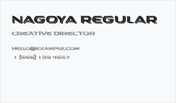Nagoya Regular Business Card