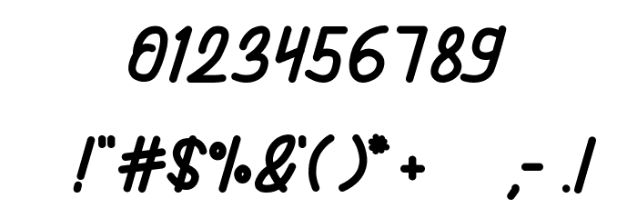 Nagoya Font OTHER CHARS