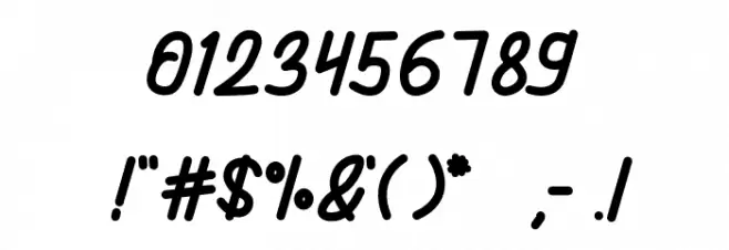 Nagoya Font OTHER CHARS