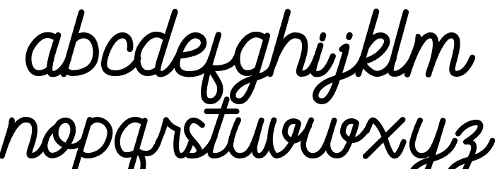 Nagoya Font LOWERCASE