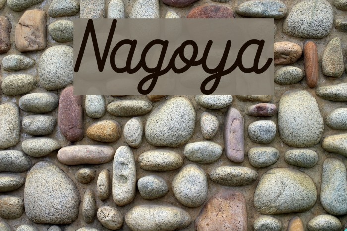 Nagoya Font examples
