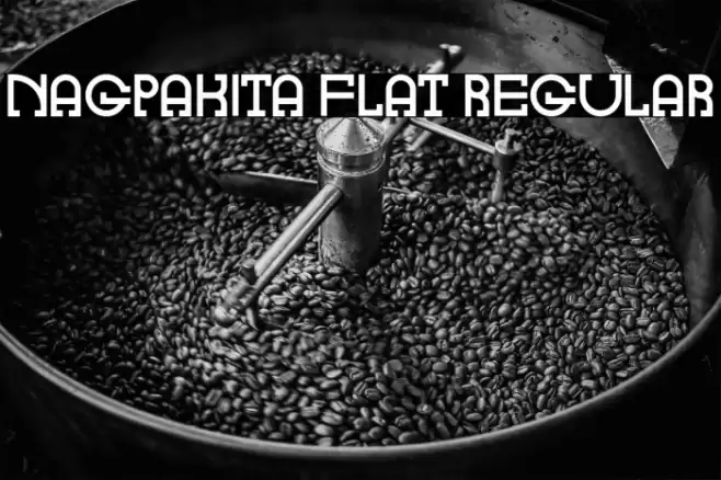 Nagpakita Flat Regular Font examples