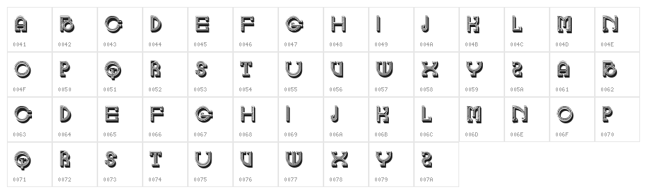 Nagpakita Hollow Regular Character Map