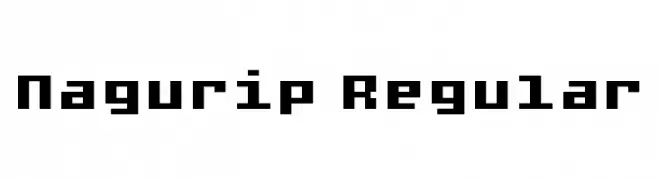 Nagurip Regular  Скачать бесплатные шрифты