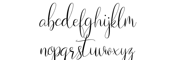 Naibacarte Font LOWERCASE