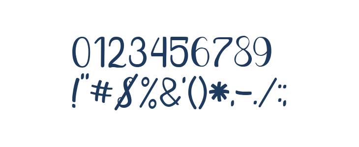 Naifah Handwriting Other Characters