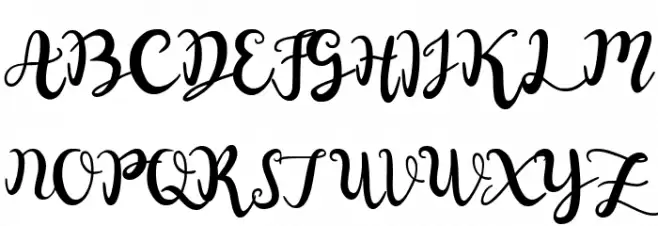 Naifah Handwriting Шрифта ВЕРХНИЙ