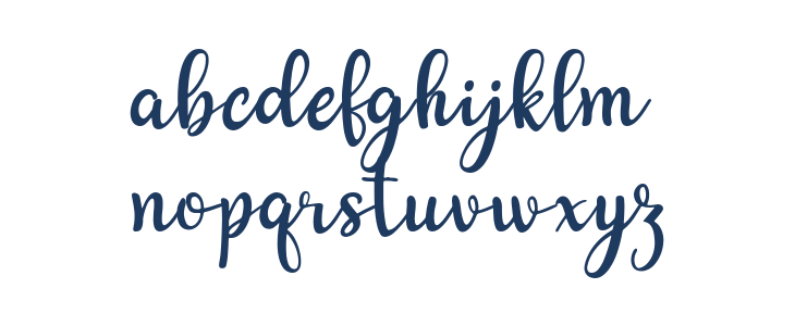 Naifah Handwriting Lowercase