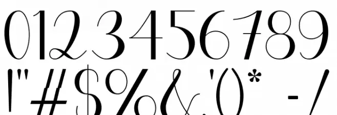 Naila Font OTHER CHARS