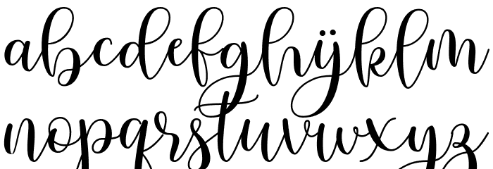 Naila Font LOWERCASE