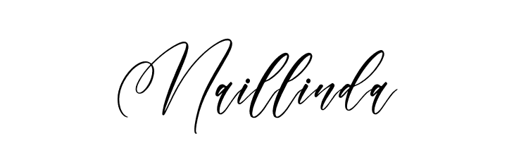 Naillinda  Frei Schriftart Herunterladen