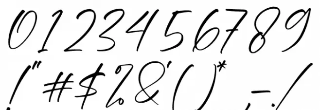 Naillinda Font OTHER CHARS