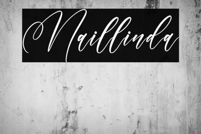 Naillinda Font examples