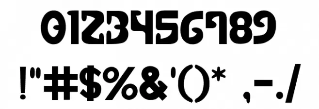 Nails & Hammer Font OTHER CHARS