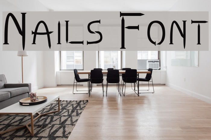 Nails Font examples