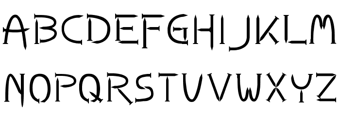 Nails Font LOWERCASE