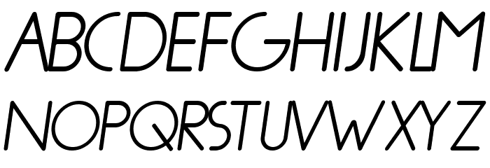 Nairi Amber Demo Sanserif Italic Font OTHER CHARS