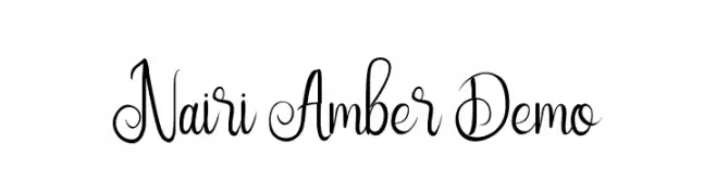 Nairi Amber Demo  Скачать бесплатные шрифты