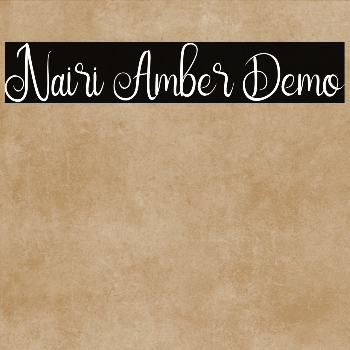 Nairi Amber Demo Example 2