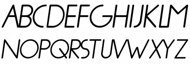 Nairi Amber Sanserif Italic Schriftart Groß