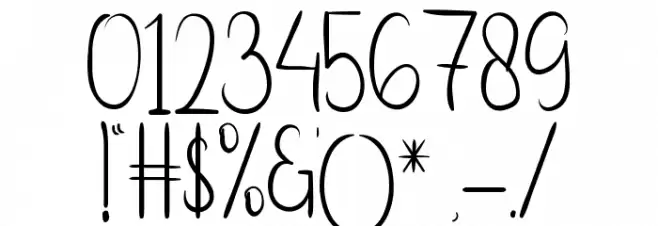 Nairi Amber Font OTHER CHARS